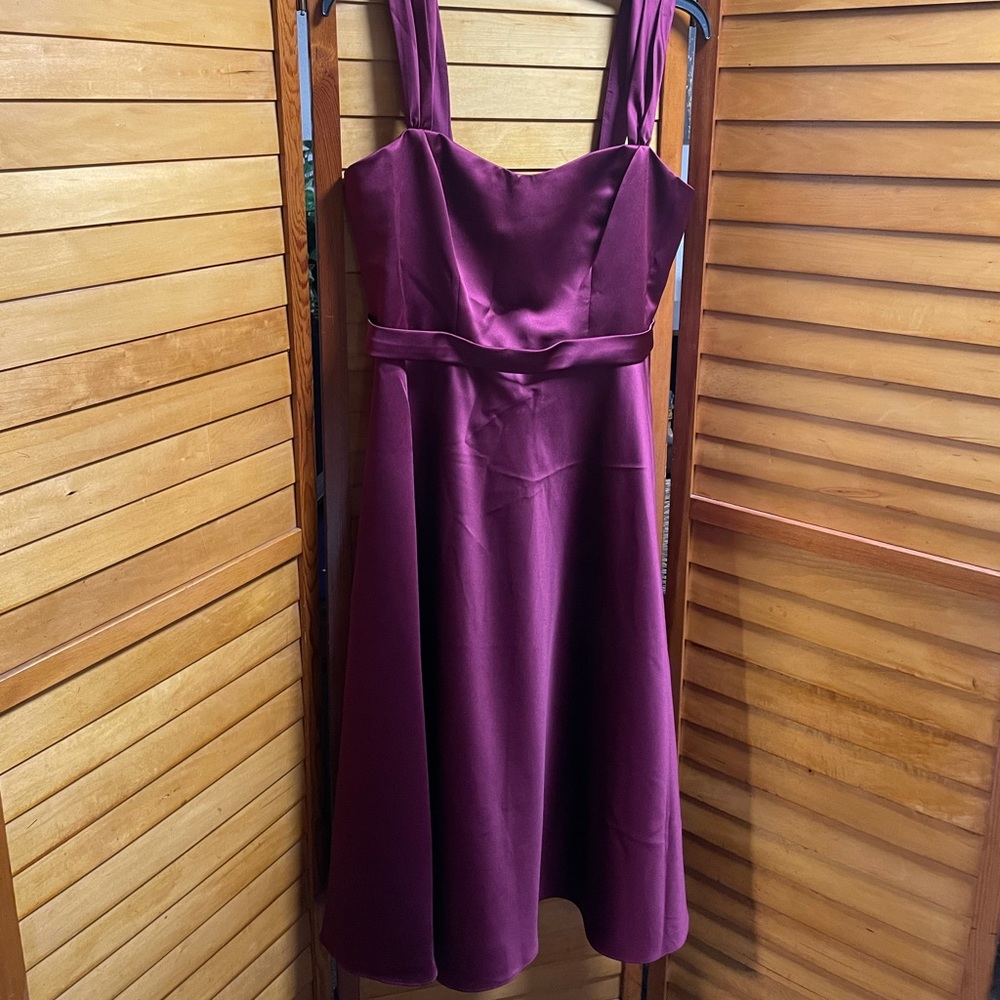David’s Bridal Maroon Dress. Size 10. Unaltered! Make An Offer.